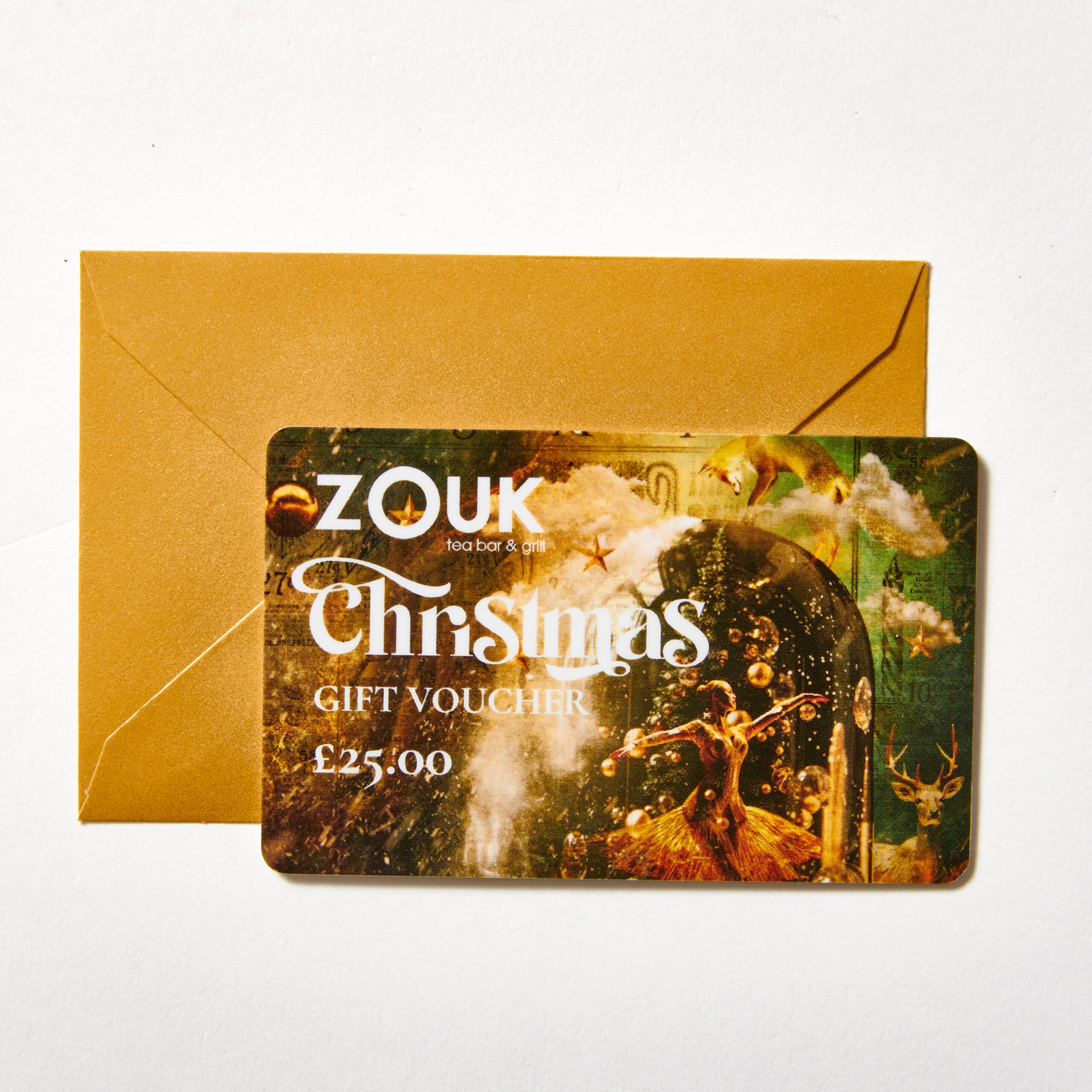 Zouk £25 Christmas Gift Card