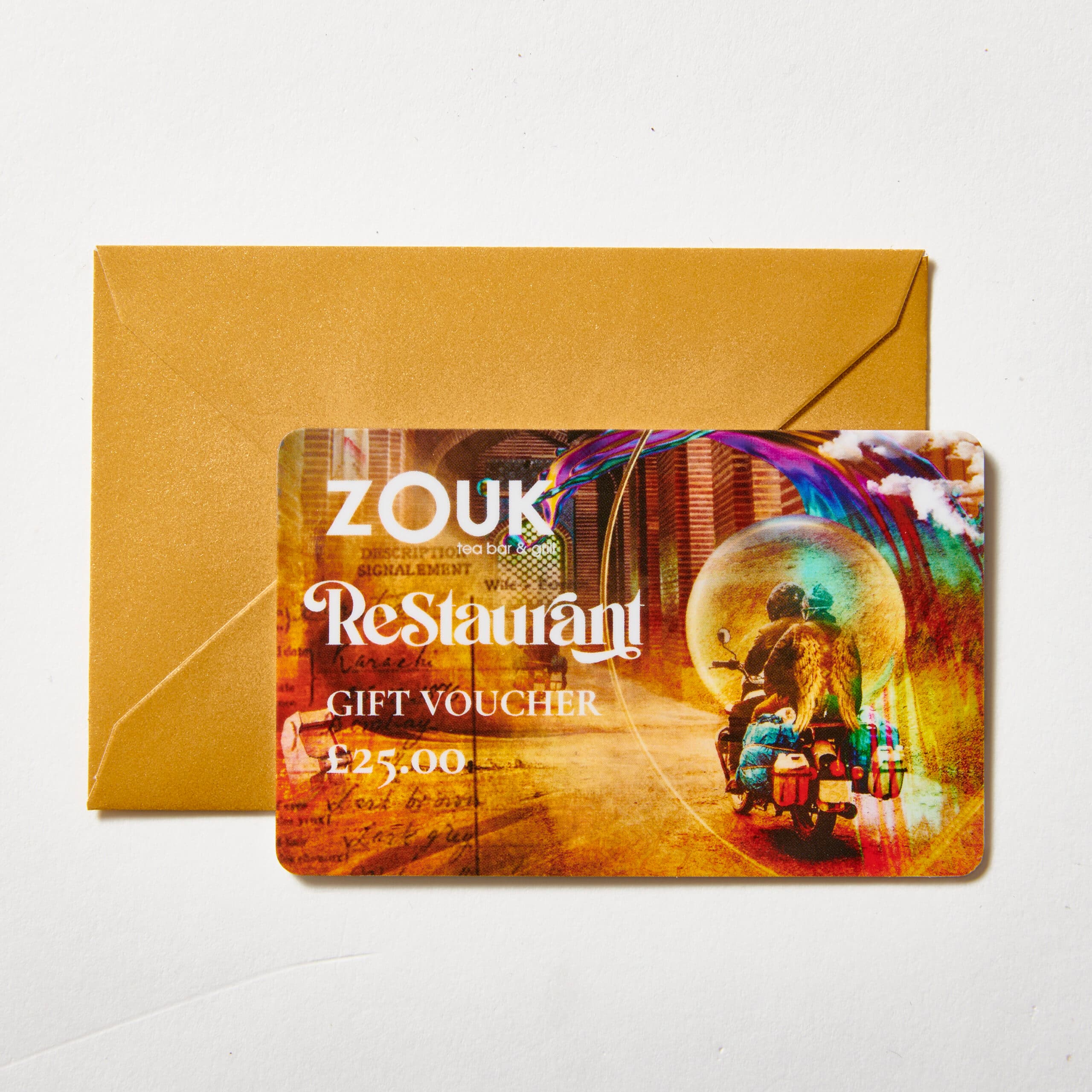 £25 Restaurant Gift Card - Zouk Tea Bar & Grill